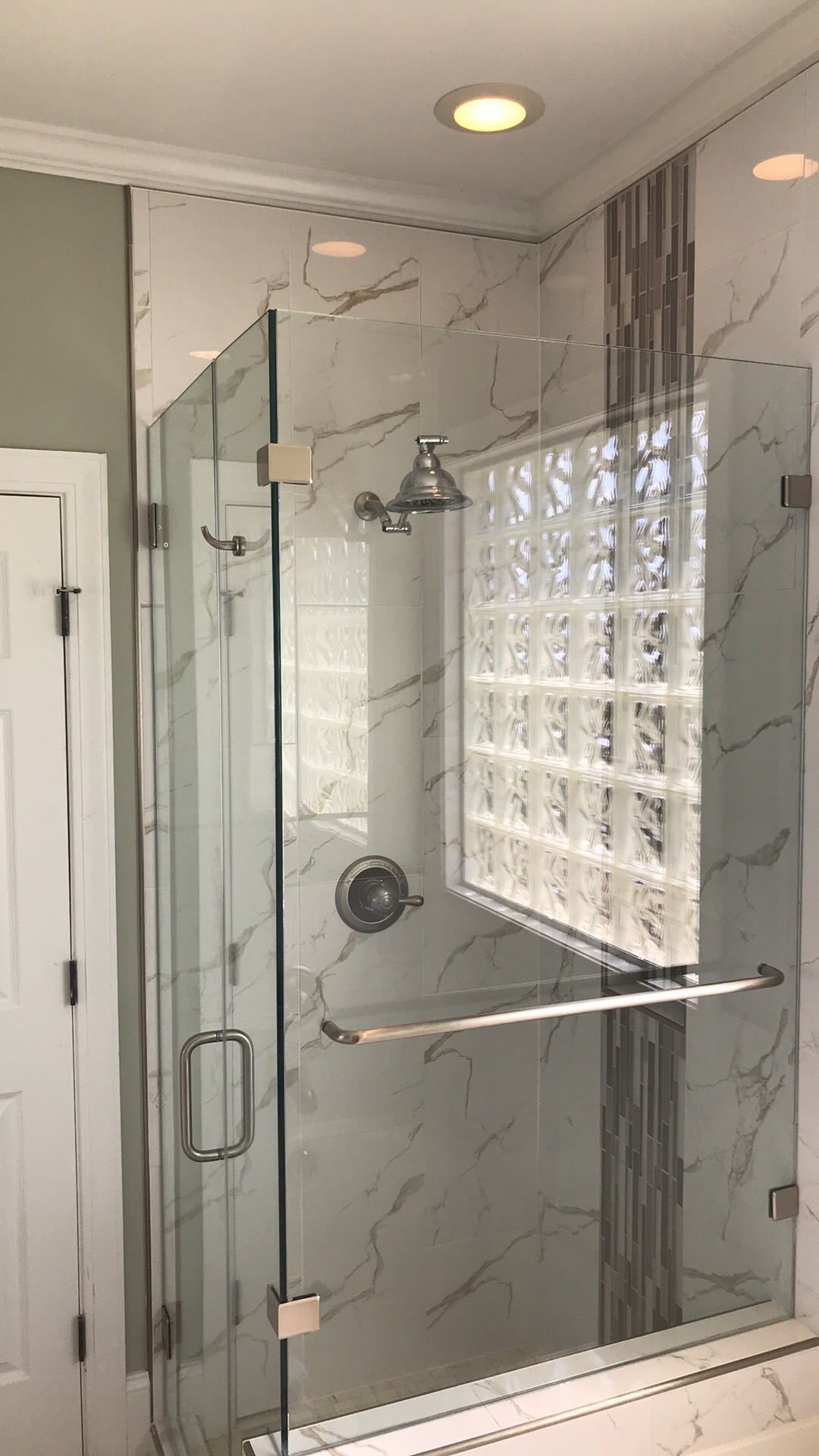 Updated Shower & Glamour Tub Bathroom